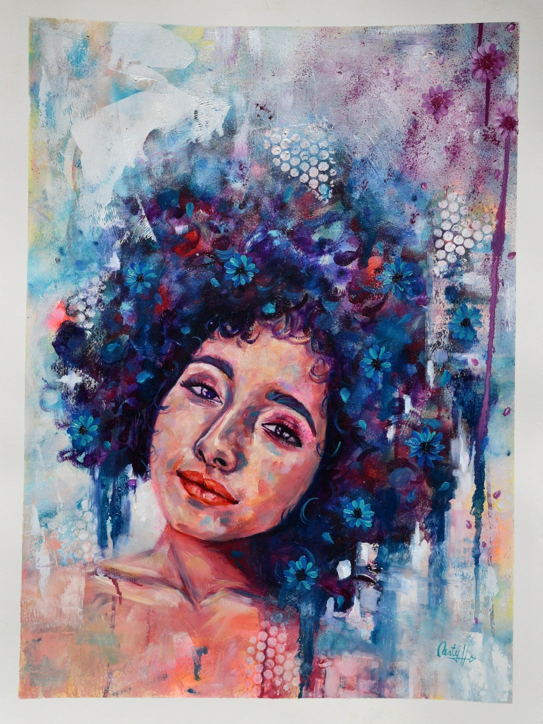 Blue Hair "Print"