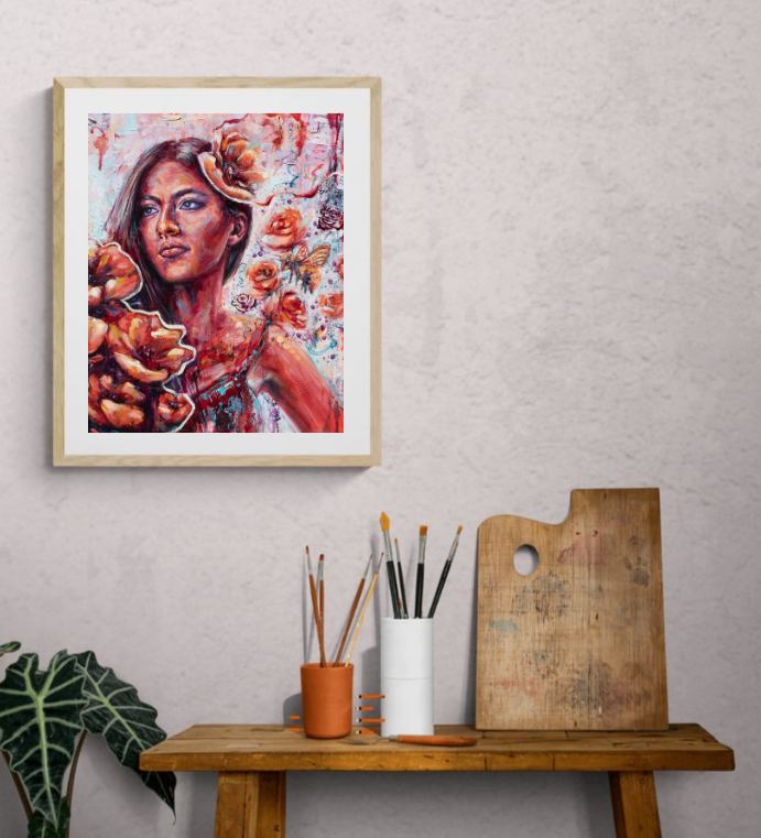 Transforming Into A Queen "Print"