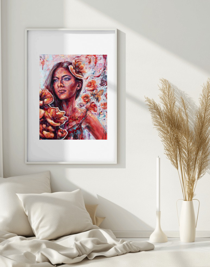 Transforming Into A Queen "Print"