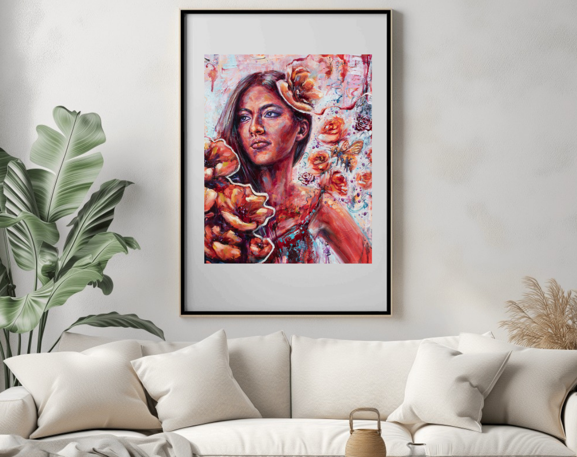 Transforming Into A Queen "Print"