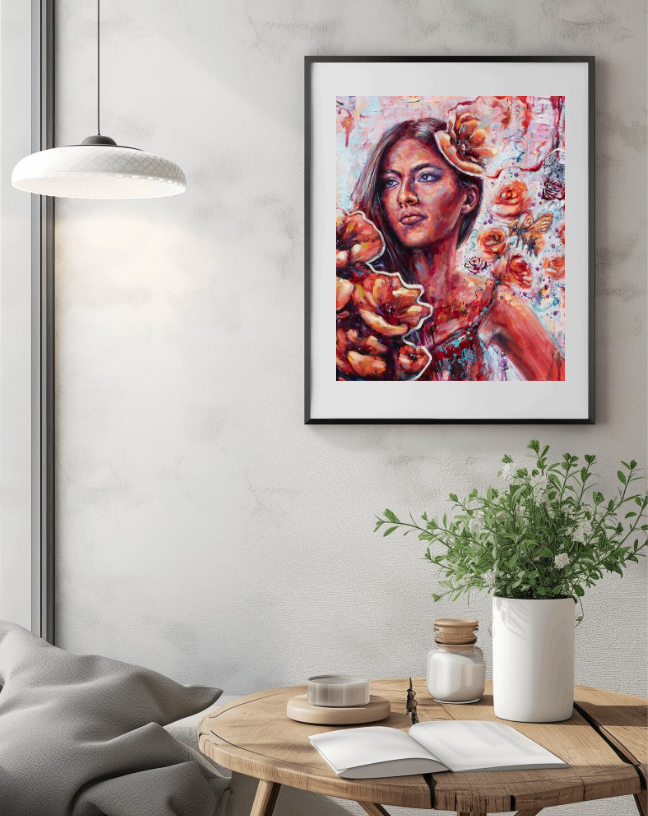 Transforming Into A Queen "Print"
